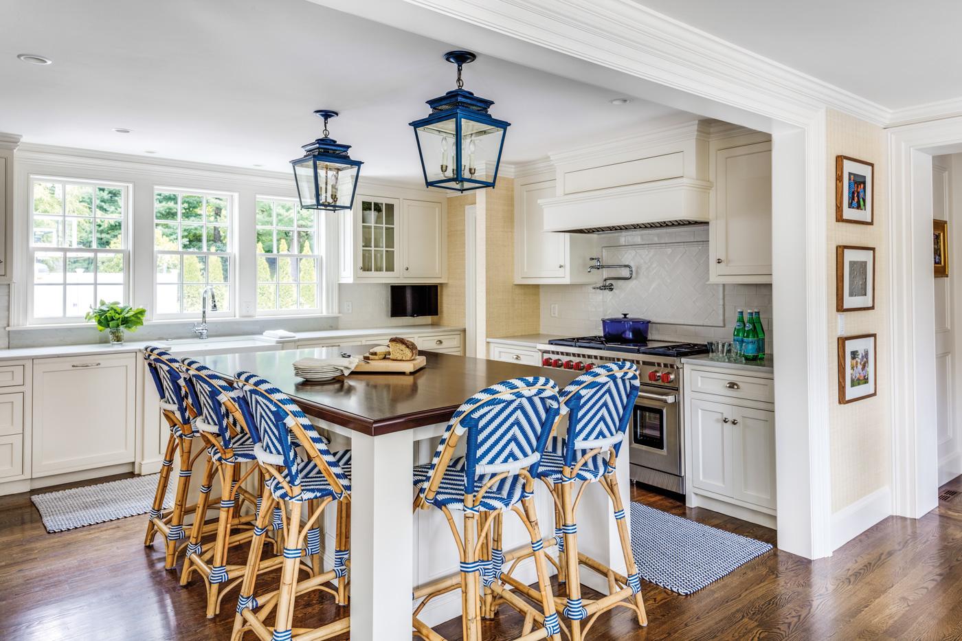 Custom kitchen renovation for a high-end suburban Boston home.